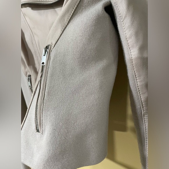 Marc New York Cream Real Leather Jacket - Picture 4 of 9